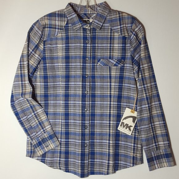 MK Tops - MK Womens LS Shirt - Size Medium - Pre-owned - 7UCE56